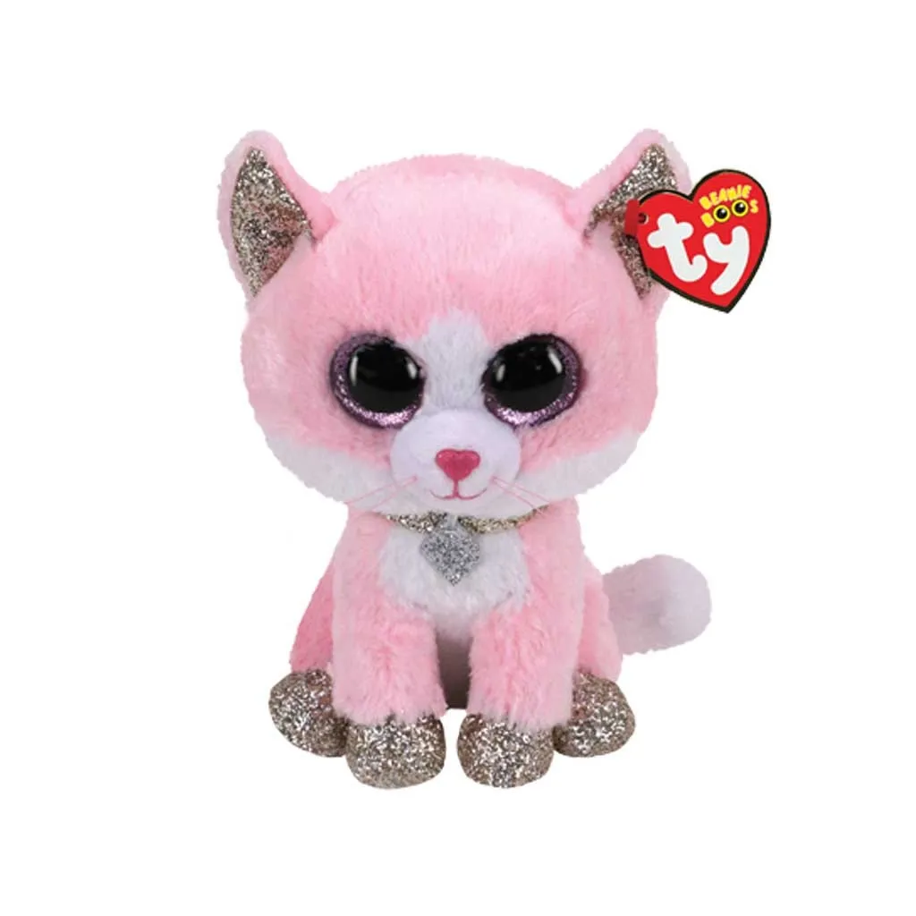  Ty Beanie Boo's Розовый котенок FIONA 15 см (36366)