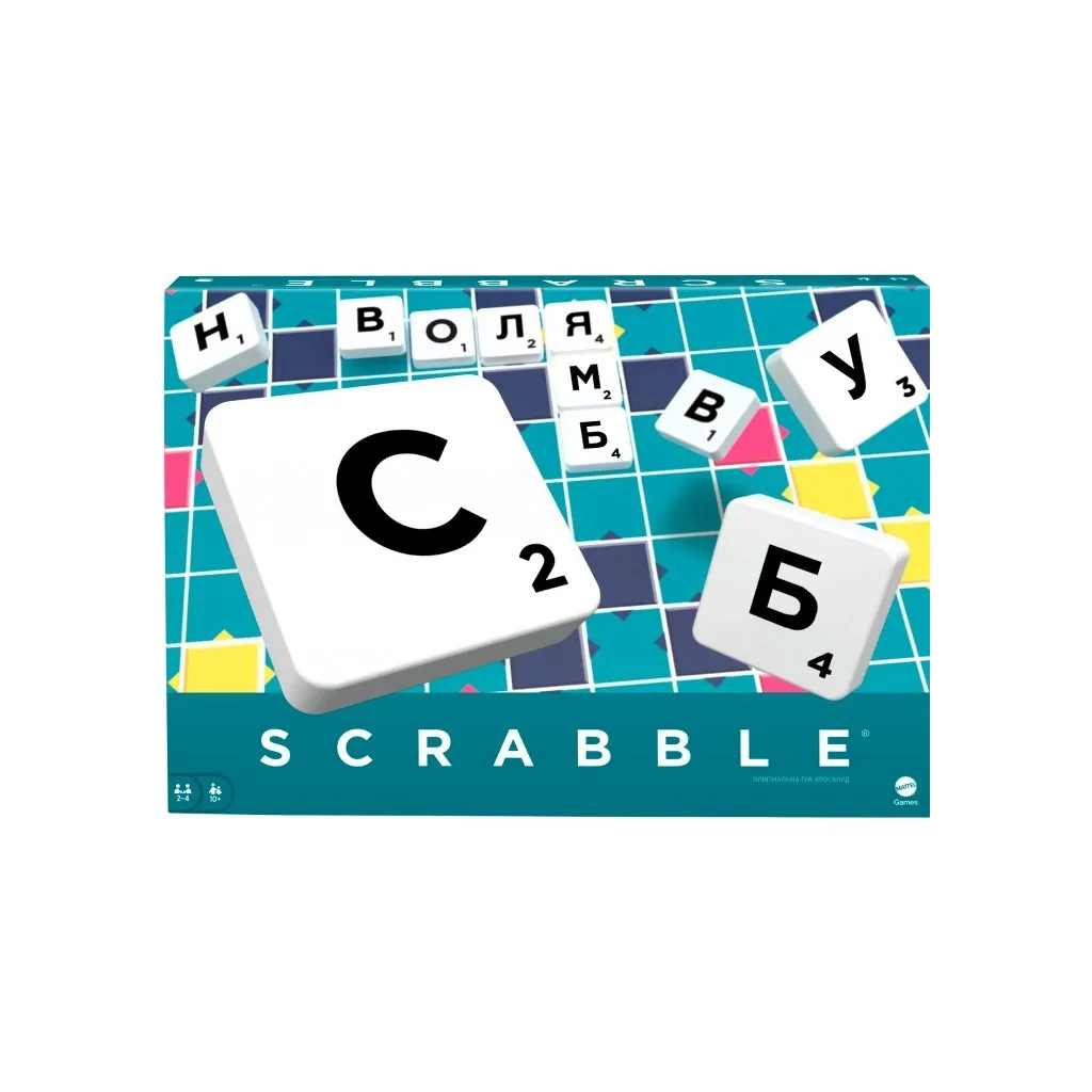 Настільна ігра Mattel Scrabble Оригінал (укр.мова) (BBD15)