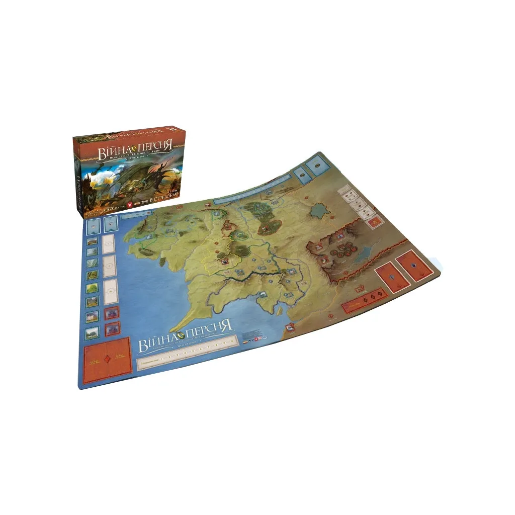 Настольная игра Geekach Games Война Кольцо. Игровое поле Делюкс (War of the Ring Deluxe Game Mat, Украинский)