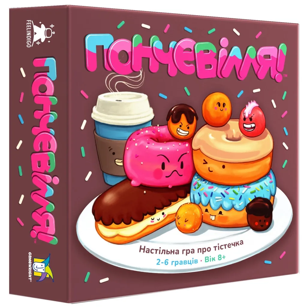 Настольная игра Feelindigo Пончевилля (Go Nuts for Donuts) (FI21038)