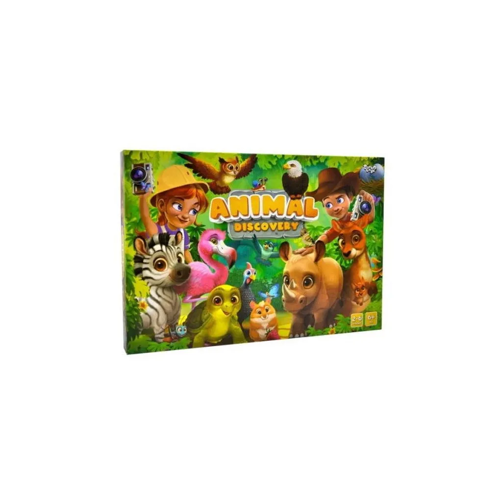 Настольная игра Danko Toys Animal Discovery, украинский (G-AD-01-01U)