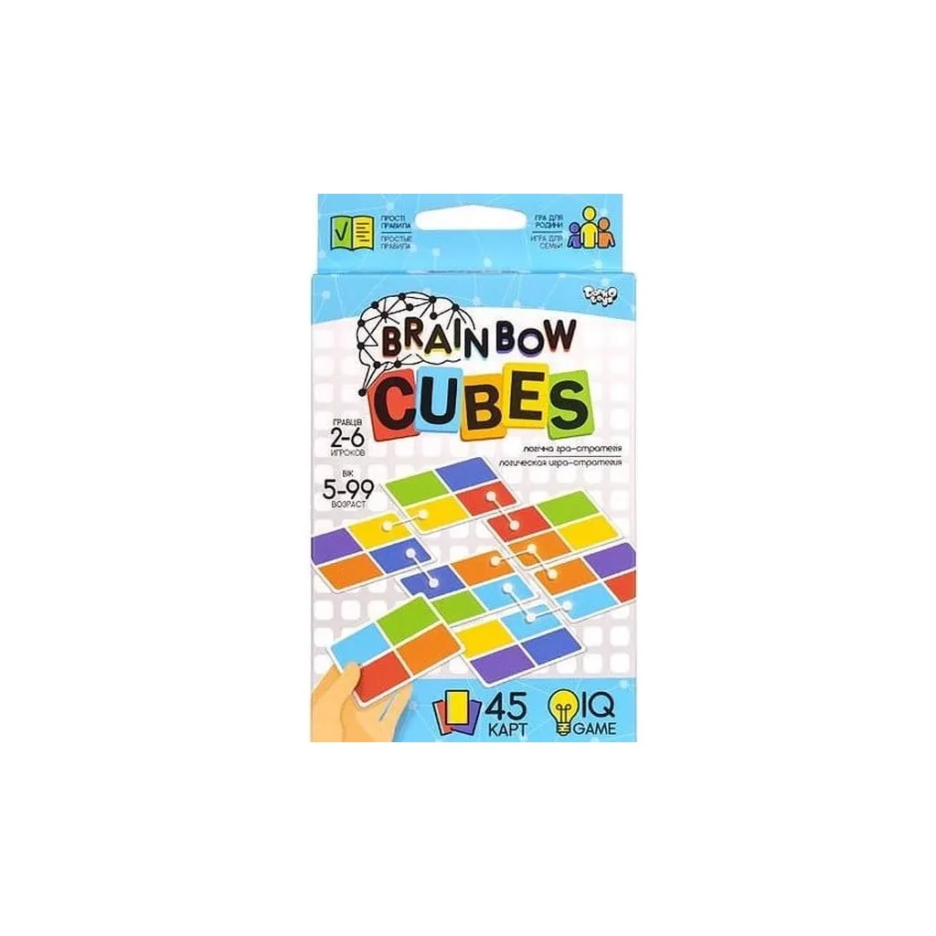 Настольная игра Danko Toys Brainbow Cubes (G-BRC-01-01)