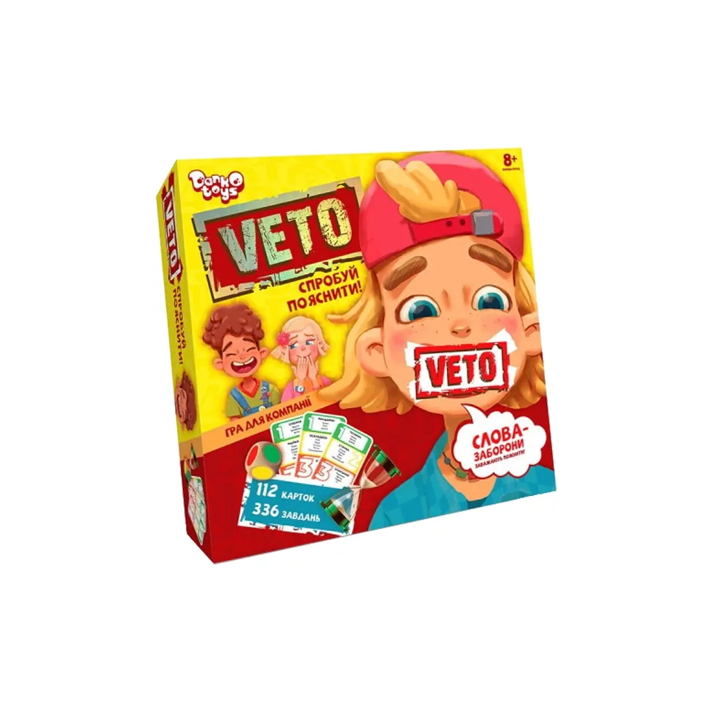 Настольная игра Danko Toys Вето (Veto), украинский (VETO-01-01U)