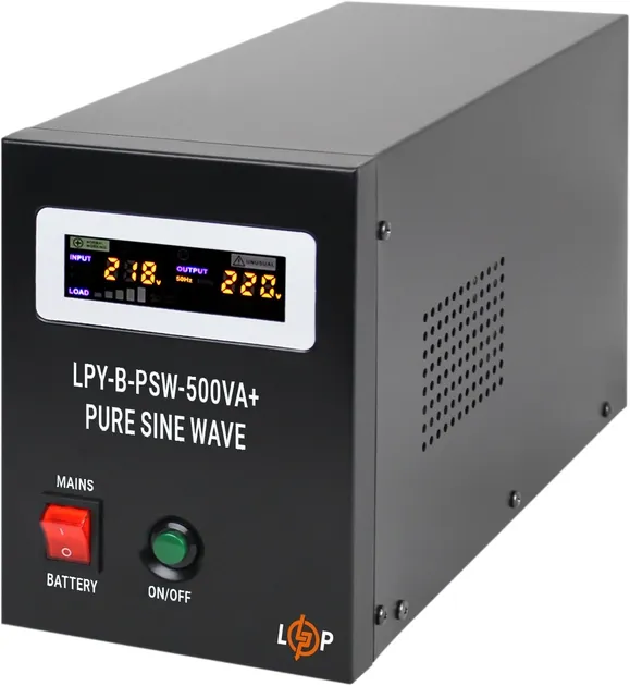 Блок безперебійного живлення LogicPower LPY- B - PSW-500VA+