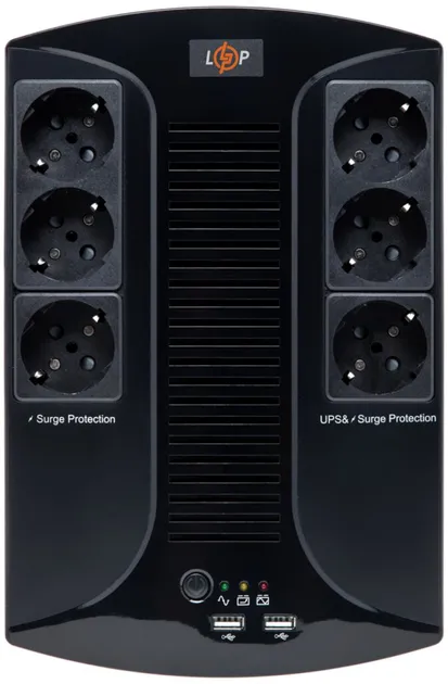 Блок безперебійного живлення LogicPower 850VA-6PS