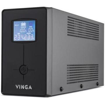 Источник бесперебойного питания Vinga VPC-800M LCD metal case