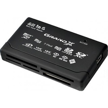Кардридер Grand-X multi All-in-One 64Gb to 2Tb SDXC (CRX05Black)