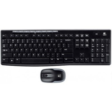 Комплект (клавиатура и мышь) Logitech Cordless Desktop MK270 Ru (920-004518)