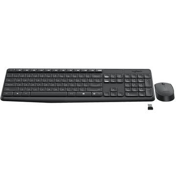 Комплект (клавиатура и мышь) Logitech MK235 Black USB (920-007948)