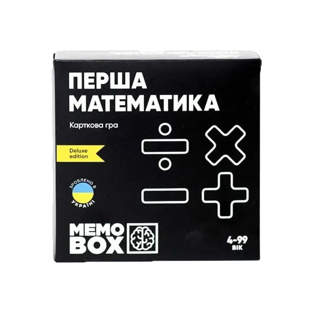 Настольная игра JoyBand MemoBox Delux Первая математика (MBD101)