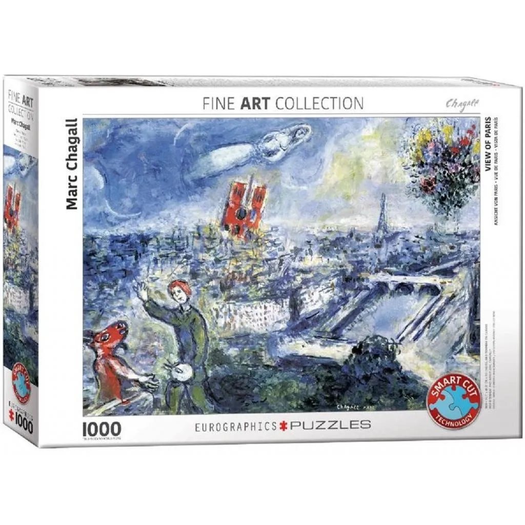  Eurographics Краєвид на Париж Марк Шагал 1000 елемент (6000-0850)