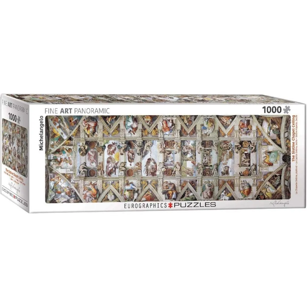  Eurographics Сикстинская капелла. Микеланджело, 1000 элементов панорамный (6010-0960)