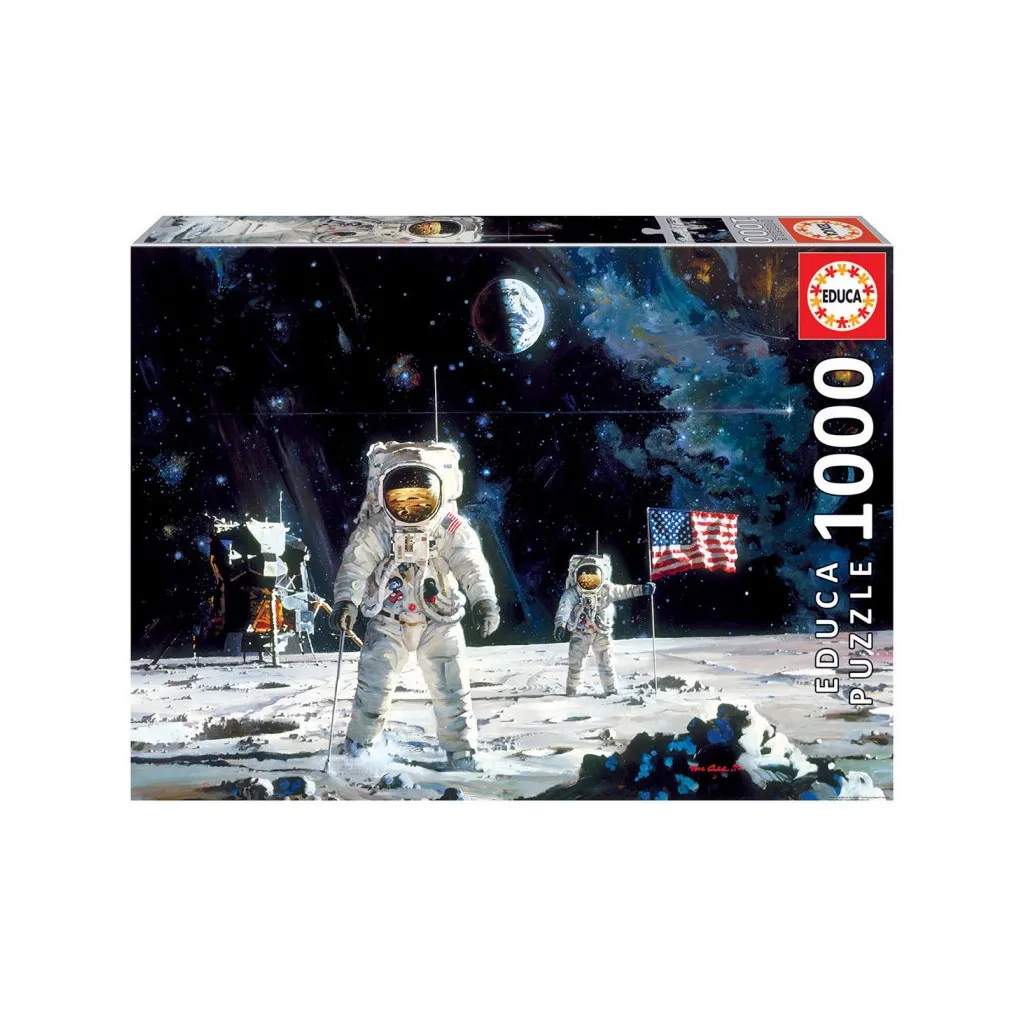  Educa Высадка на Луну 1000 элементов (6425207)