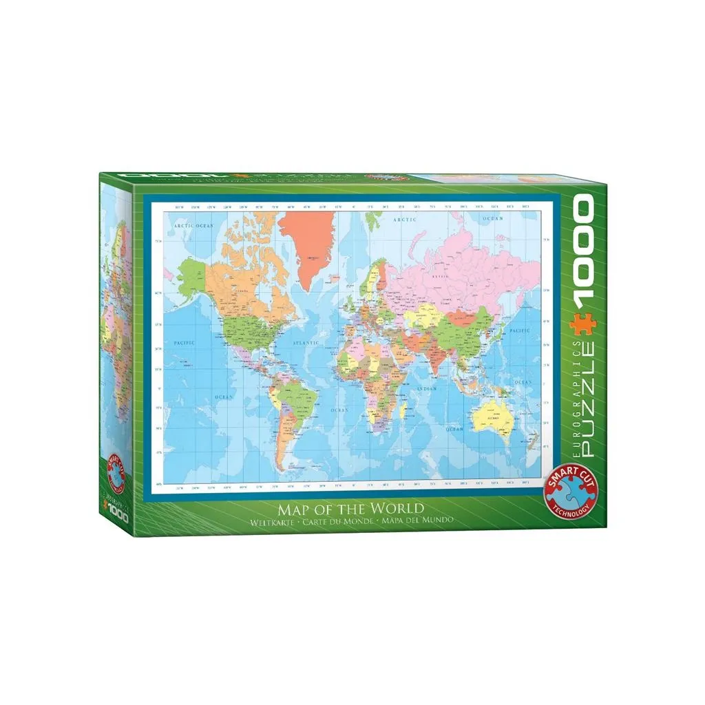  Eurographics Карта мира, 1000 элементов (6000-1271)