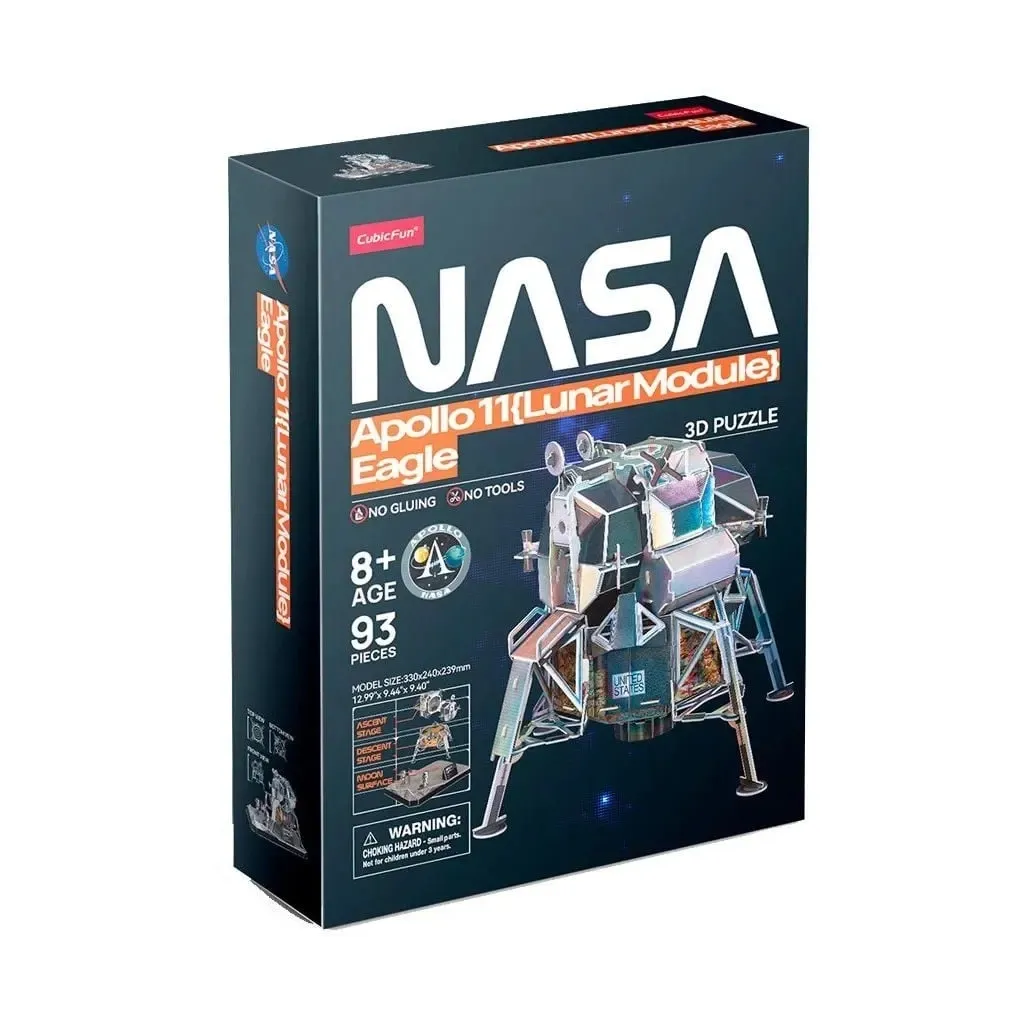 Пазл Cubic Fun 3D NASA Місячний модуль Орел місії Аполлон-11 (DS1058h)