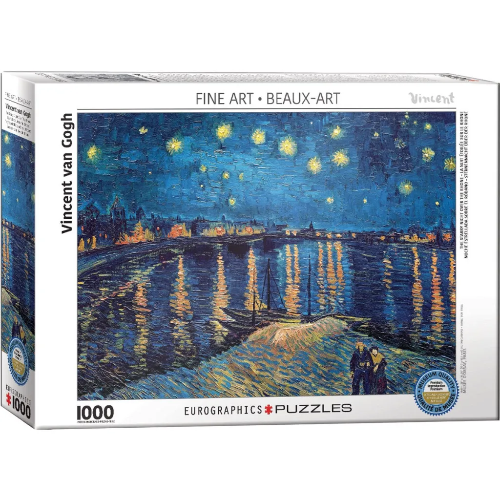  Eurographics Звездная ночь над Роной Винсент ван Гог 1000 элементов (6000-5708)