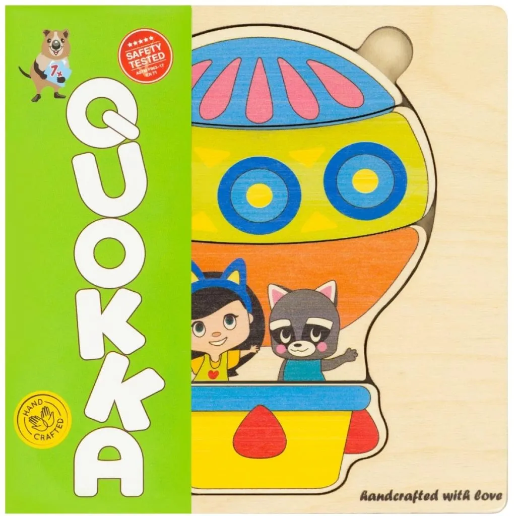 Розвиваюча іграшка Quokka пазл-мозаїка Повітряна куля (QUOKA013PM)