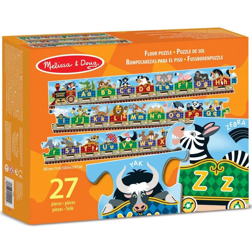 Развивающая игрушка Melissa&Doug Паровозик Алфавит 27 эл. (MD4420)