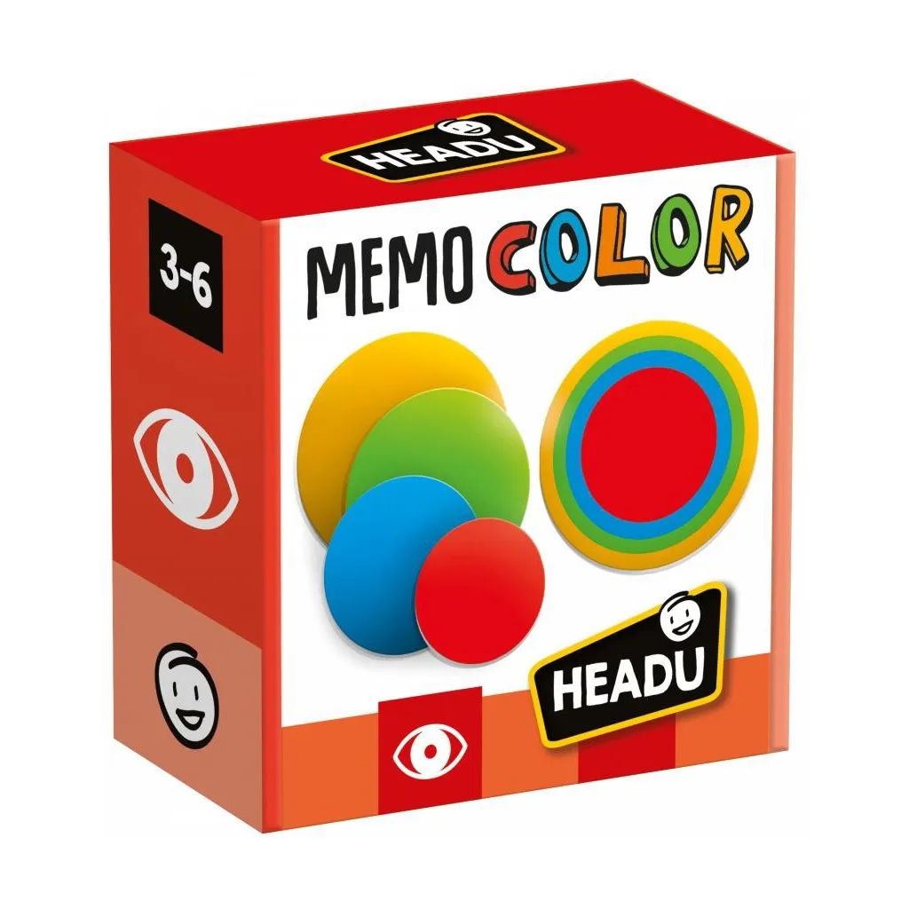 Розвиваюча іграшка Headu гра Мемо кольори (MU51289)