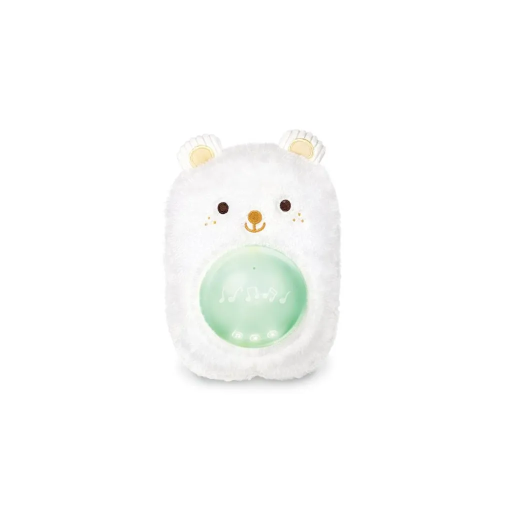 Игрушка-ночник Hape Музыкальная игрушка-ночник Медвежонок белый (E0115)