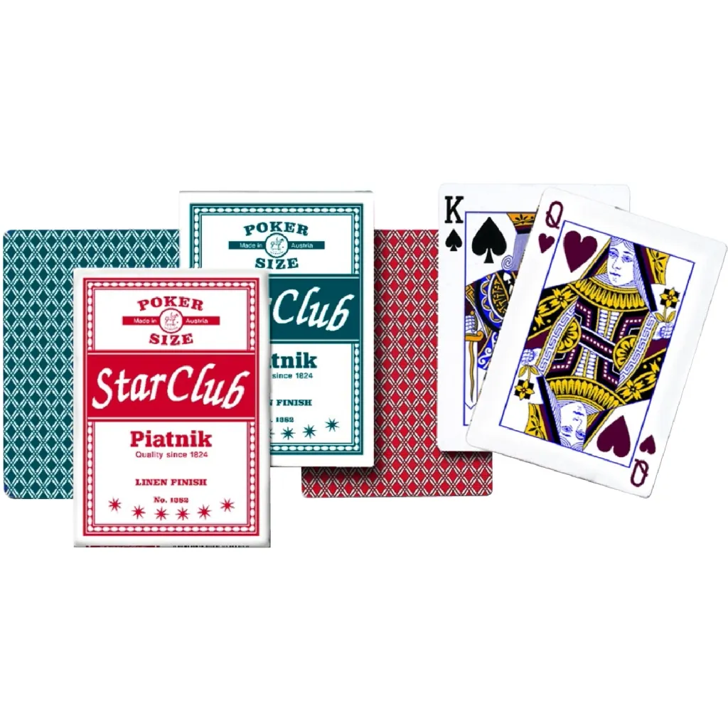 Игральная карта Piatnik Star Club 1 бревно х 55 карт (PT-138218)