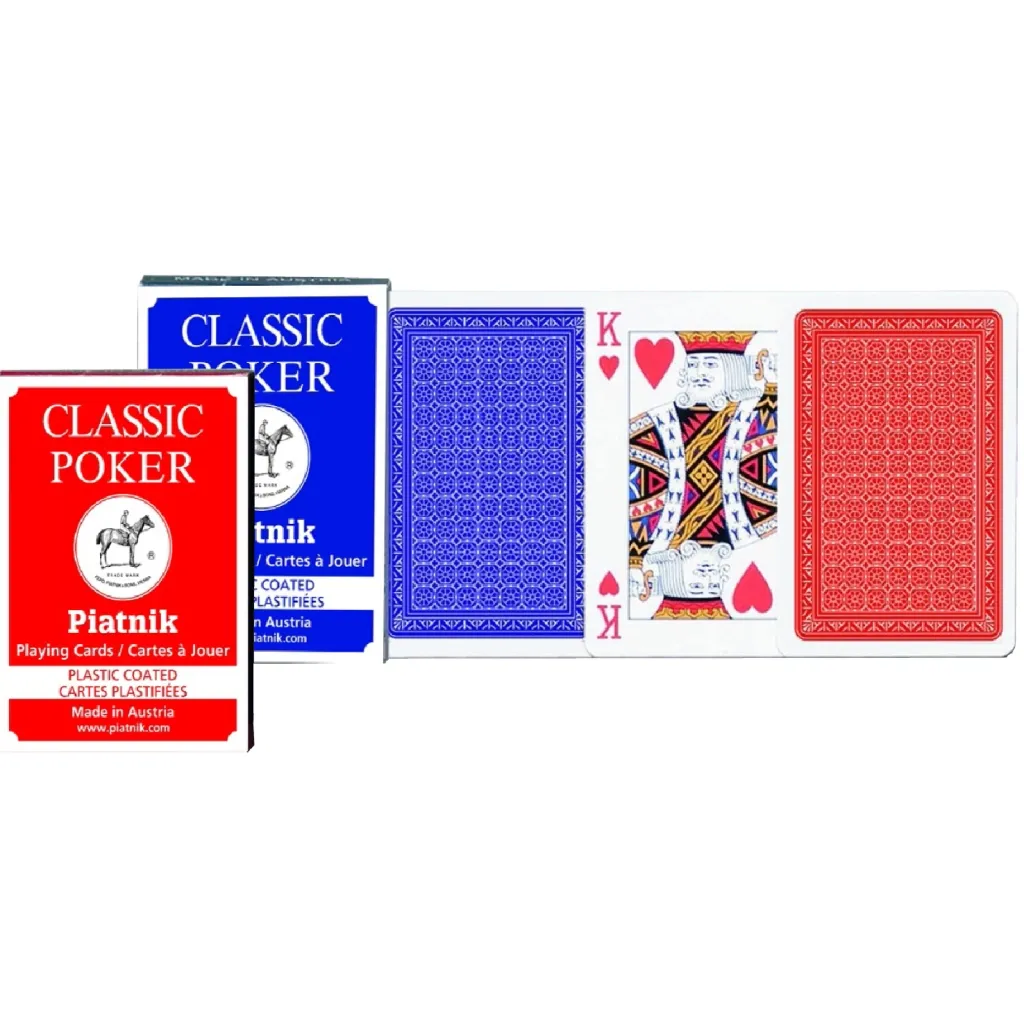 Гральна карта Piatnik Класичний покер, 1 колода х 55 карт (PT-132117)