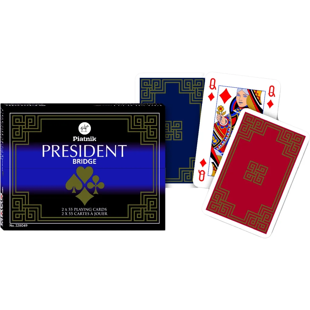 Гральна карта Piatnik Президент, 2 колоди х 55 карт (PT-228049)