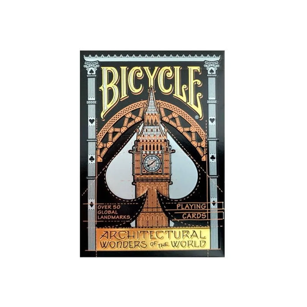 Игральная карта Bicycle Architectural Wonders Of The World (2541)