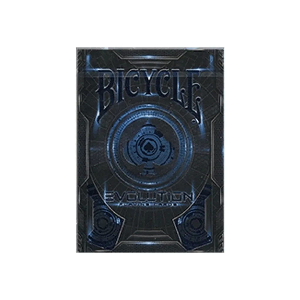Игральная карта Bicycle Evolution (limited edition) (blue) (33120)