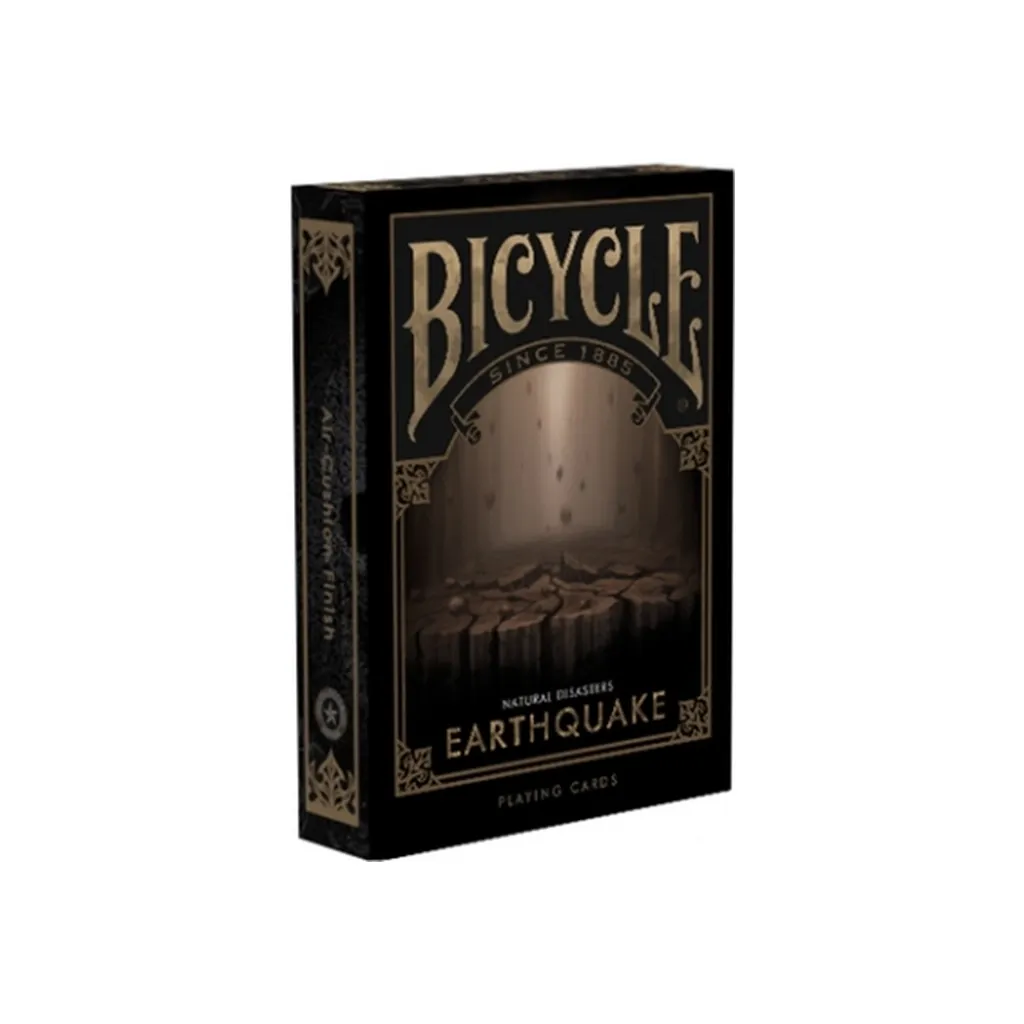 Игральная карта Bicycle Natural Disasters - Earthquake (14041)