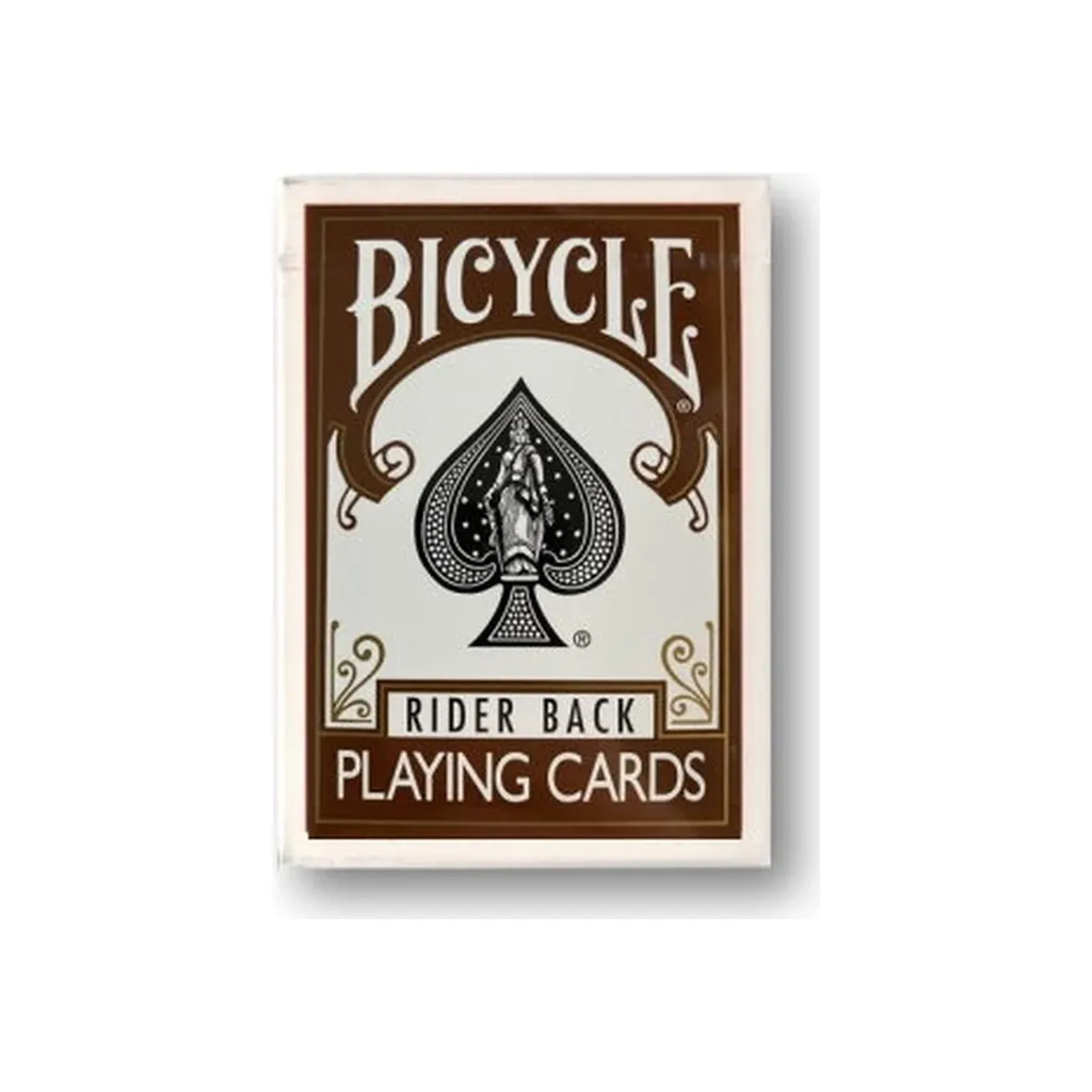 Игральная карта Bicycle Rider Back (brown) (2309)