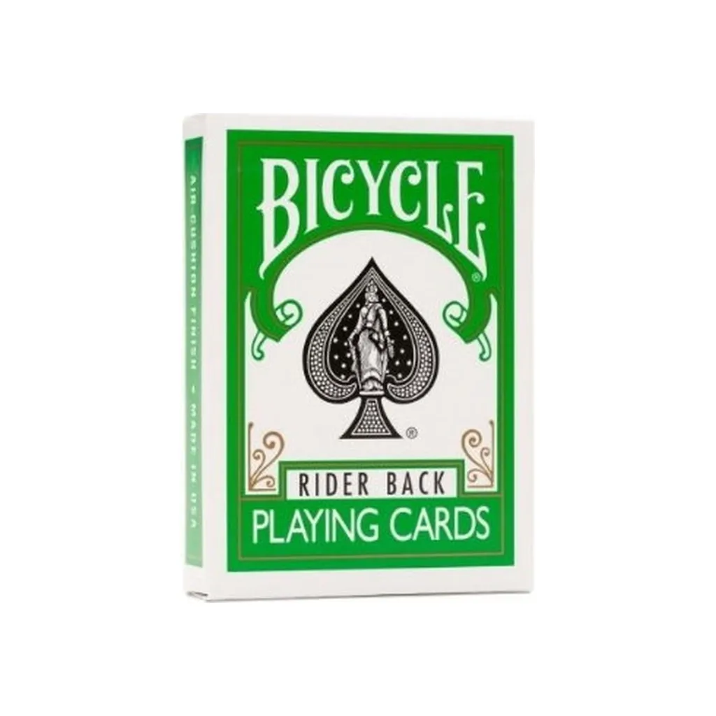 Игральная карта Bicycle Rider Back Green Deck (9418)