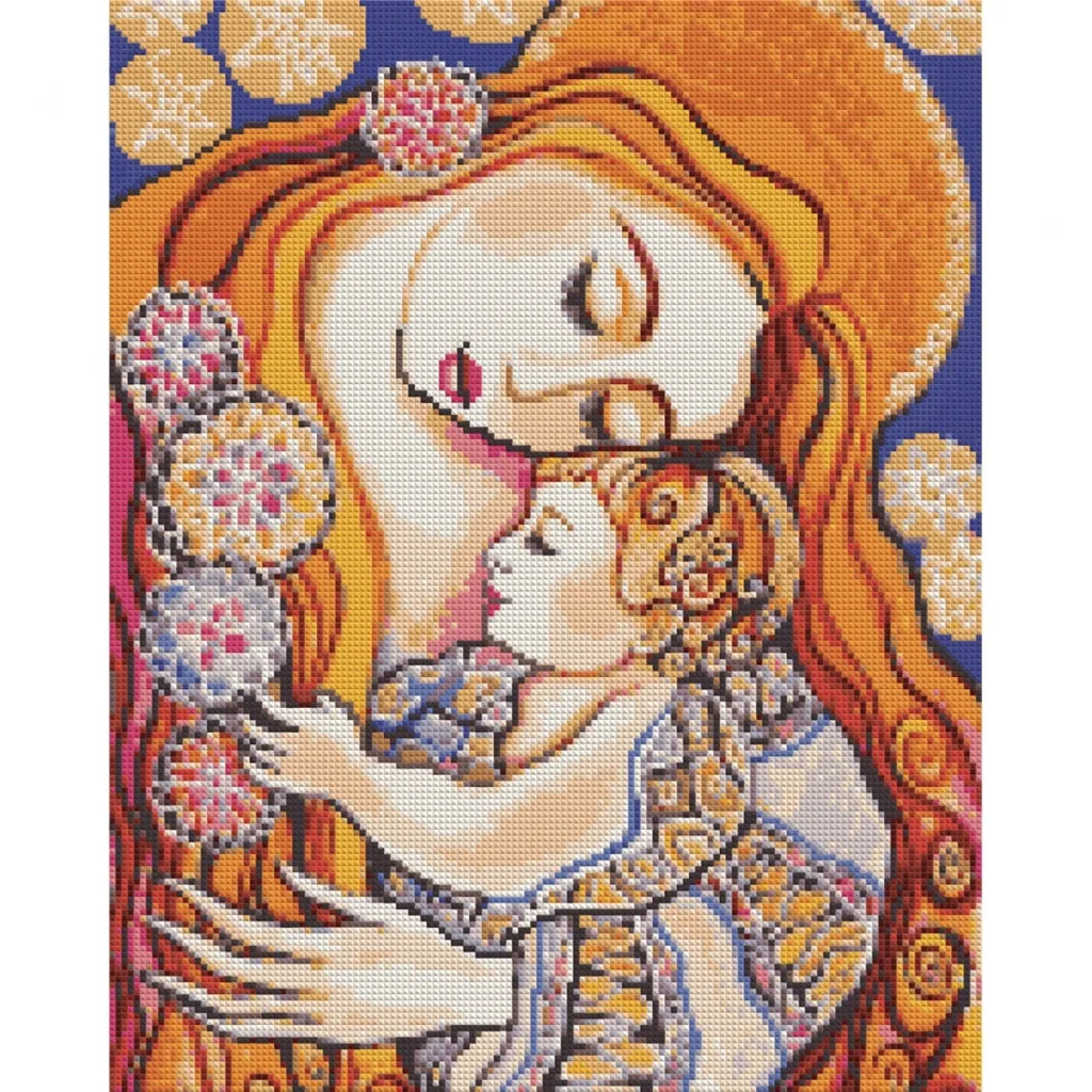 Картина по номерам Santi Материнська любов 40*50 см алмазна мозаїка (954708)