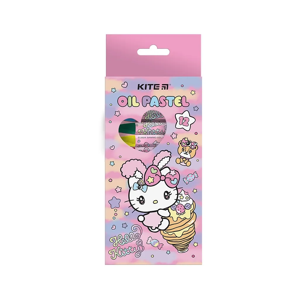  Kite масляная, 12 цветов Hello Kitty (HK24-071)