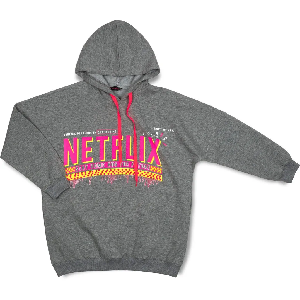 Кофта Monili "NETFLIX" (1020-140G-gray)