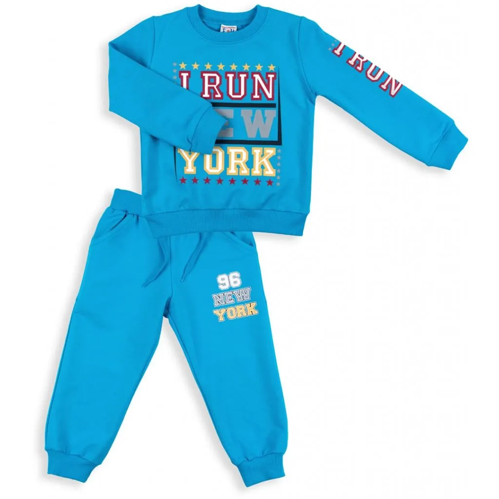 Комплект Breeze "I RUN NEW YORK" (8278-92B-blue)
