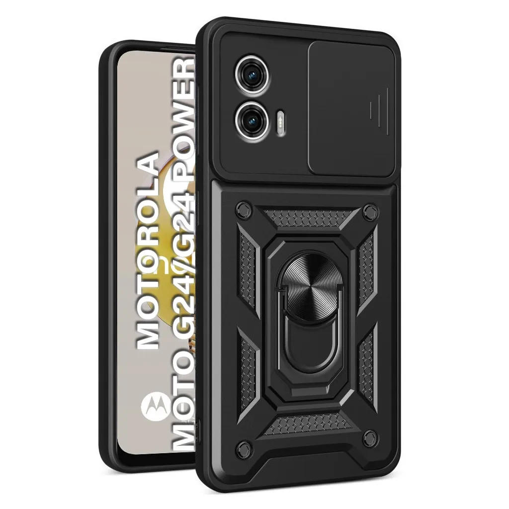 Чохол-накладка BeCover Military Motorola Moto G24/G24 Power Black (710722)