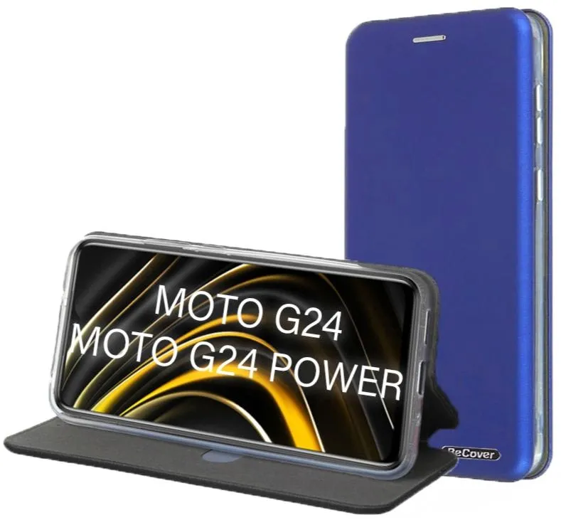 Чехол-книжка BeCover Exclusive Motorola Moto G24/G24 Power Blue (711485)