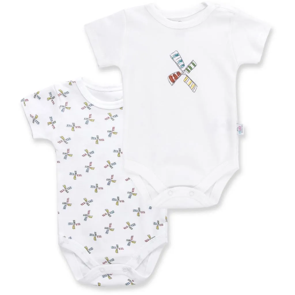 Боди Bibaby с мельничкой (56326-74B-white)