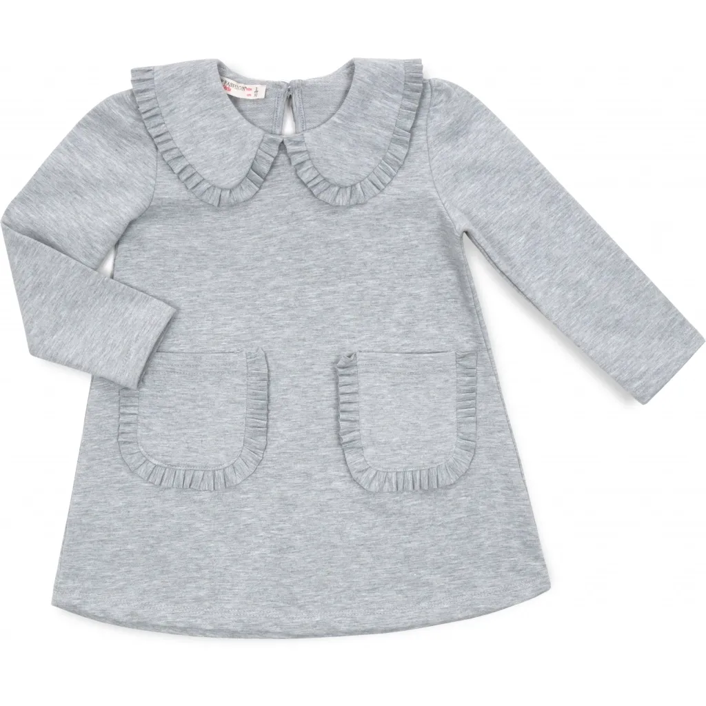 Платьицо POP FASHION с кишеньками (6732-110G-gray)