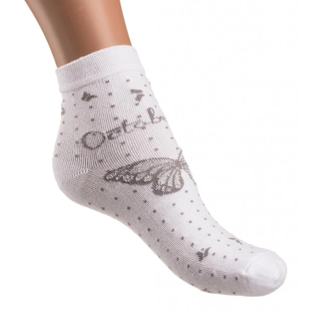 Носки UCS Socks с бабочками (M0C0101-1174-5-7G-white)