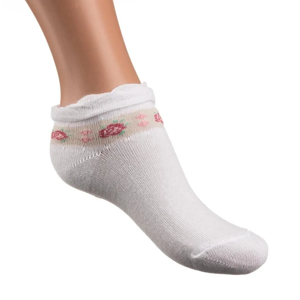 Носки UCS Socks с цветочками (M0C0101-1186-1-3G-white)
