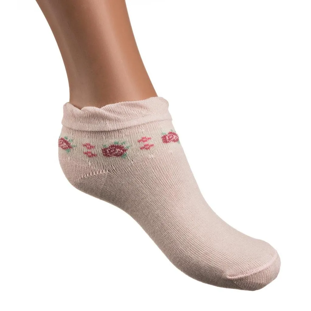 Носки UCS Socks с цветочками (M0C0101-1186-1-3G-pink)