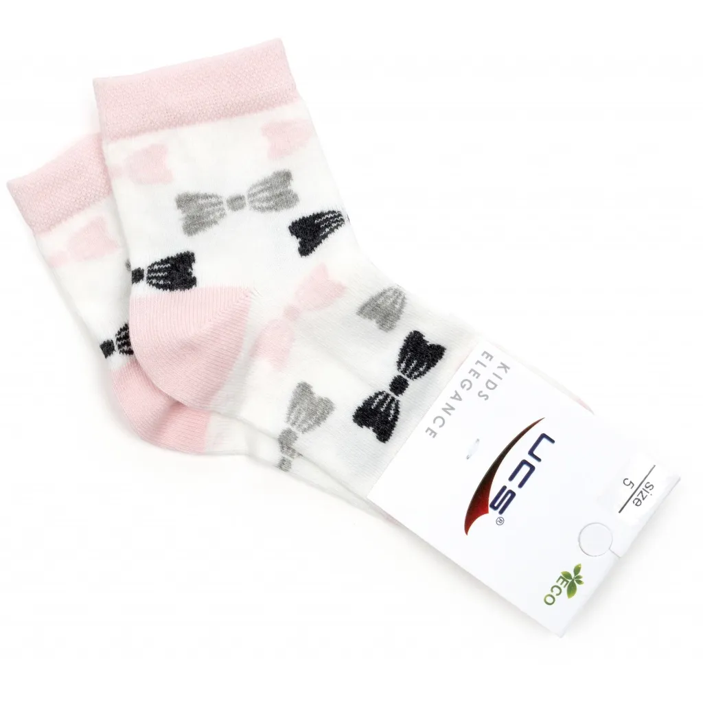 Носки UCS Socks с бантиком (M0C0101-2119-1G-pink)