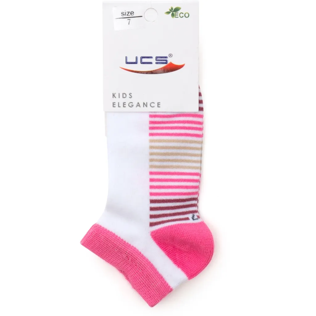 Носки UCS Socks в полоску (M0C0201-0089-5G-pink)