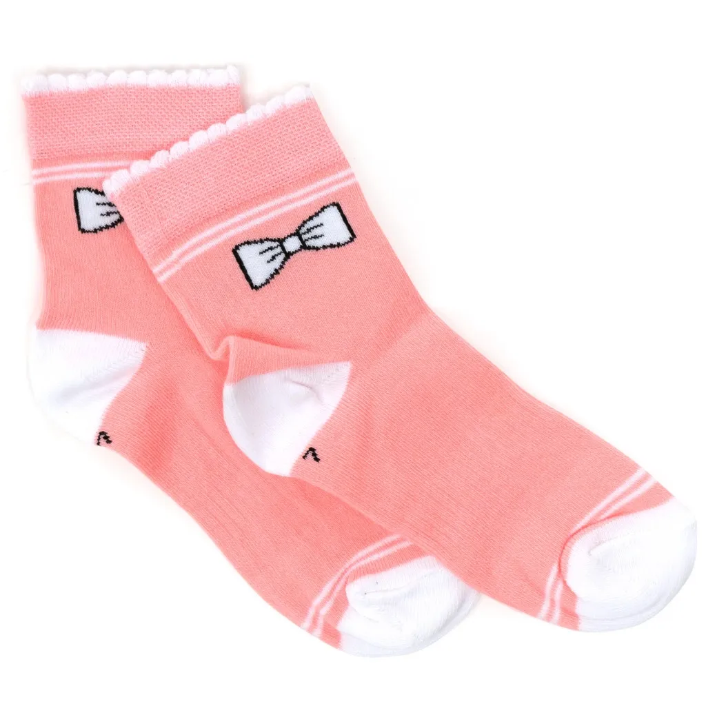 Шкарпетки BNM з бантиком (M0C0101-1271-7G-pink)