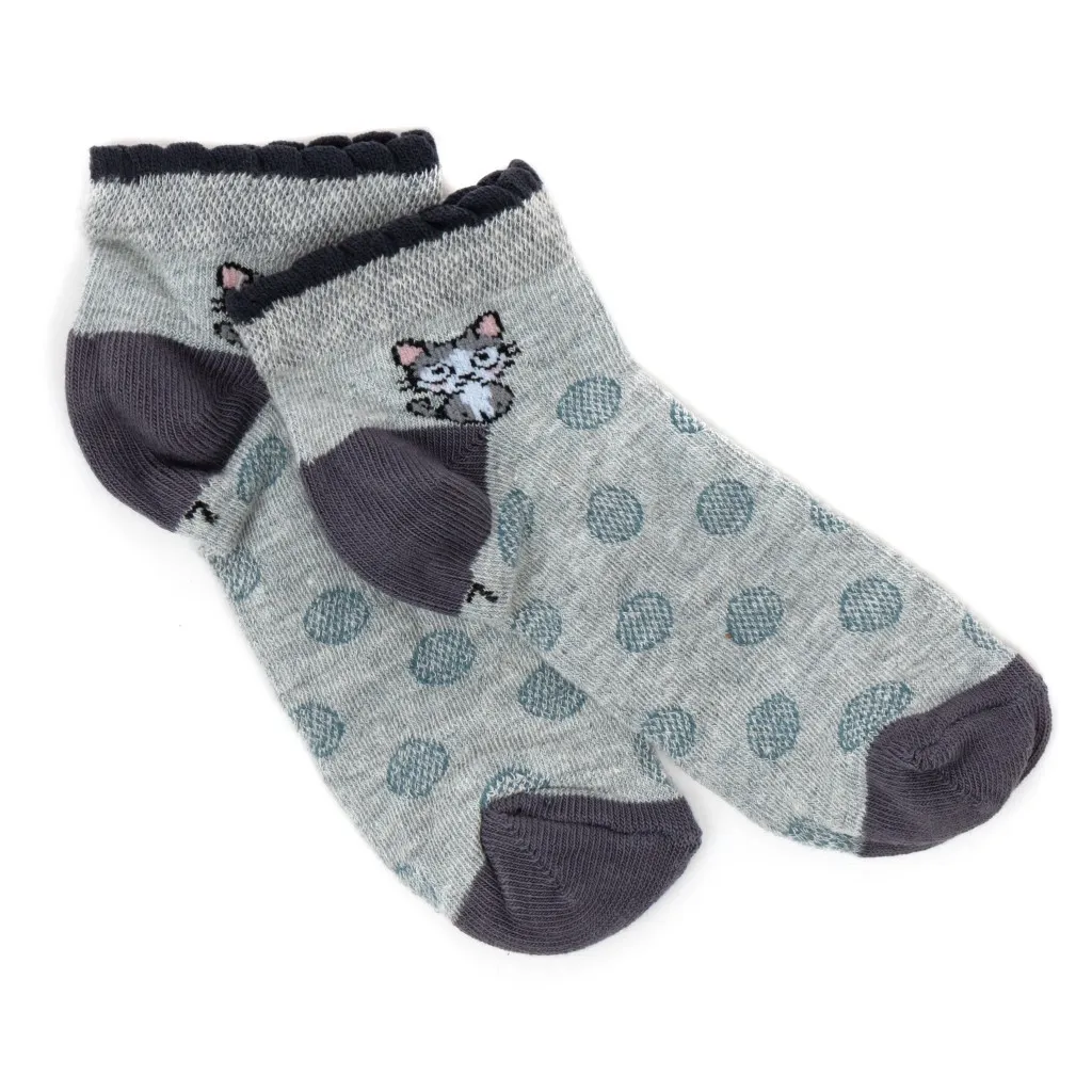 Шкарпетки BNM з котиком (M0C0201-0118-7G-grayblue)