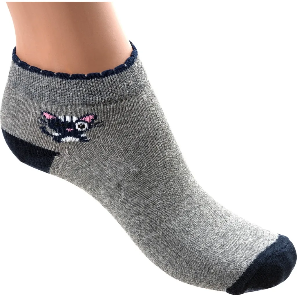Шкарпетки BNM з котиком (M0C0201-0138-5G-gray)