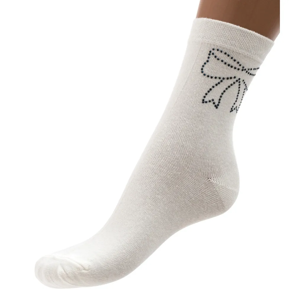 Шкарпетки UCS Socks з бантиком (M0C0102-0908-9G-beige)