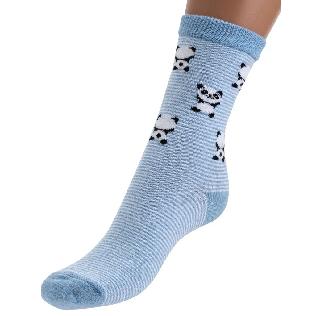 Шкарпетки Bibaby з пандами (68257-3-blue)